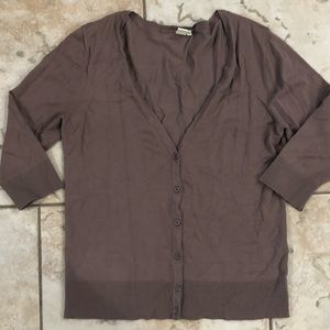 14th & Union Three-Quarter Sleeve Cardigan